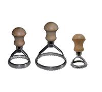 Forma per ravioli tonda con manico timbro taglia pasta fatta in casa set3 cucina