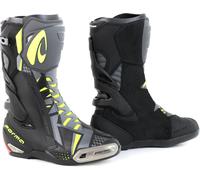 Forma Phantom Stivali da moto, nero-grigio-giallo, taglia 46 per maschi