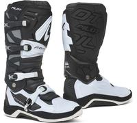 Forma Pilot Motocross Stivali, Bianco/nero, Taglia 42