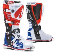Forma Predator 2.0 Stivali motocross, bianco/rosso/blu, Taglia 44