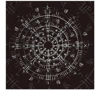 Forma quadrata Pendolo Divinazioni Mat Tovaglia Gioco da Tavolo Pad Carta Da Tavolo Panno Metafisico Gioco Da Tavolo Tappetino Tarocchi Lettura Panno