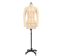 Forma regolabile con busto e braccia a metà corpo appuntabili, perfetto per cucito, sartoria e design alla moda, ideale per principianti e professionisti
