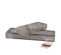 Forma rettangolare microforata fascia in acciaio inox h 3,5 cm