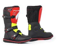 Stivali Moto Trial Forma ROCK Black/Red/Yellow Fluo Taglia:32