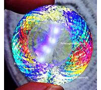 Forma Rotonda Mystic Quarzo Certificato Loose Gemma 200 + KT Con Omaggio