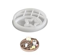 Forma Silicone Robusta Flessibile Per La Creazione Disegni Unici A Stella E Per La Casa Del Vassoio Stoccaggio Della Casa Organizzazione Star Moon Tray