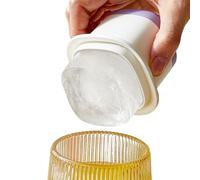 Forma singola, cubo -formmmacher - Grande maker quadrato singolo con coperchio | Contenitore di rilascio semplice, elettrodomestici da cucina, congelatore per alimenti, per Whi