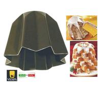 FORMA STAMPO PANDORO PANETTONE ALLUMINIO ANTIADERENTE 1 KG DOLCI NATALE 9 2025