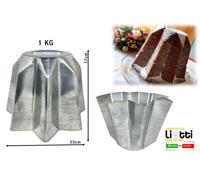 FORMA STAMPO PANDORO PANETTONE ALLUMINIO PROFESSIONALE STAMPO DOLCE NATALE 2024