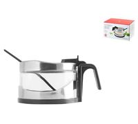 Formaggiera vetro inox con cucchiaio Abs Cc02 Home