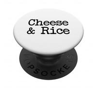 Formaggio e riso, divertente Gesù Cristo detto, Testo PopSockets PopGrip Adesivo