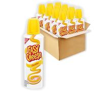 Formaggio facile, snack cheddar, bomboletta spray, 8 once (12 pezzi)