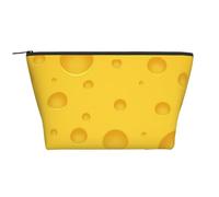 Formaggio Giallo, Borsa da toilette Borsa per trucco Borsa per cosmetici Borsa da toilette da viaggio portatile