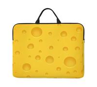 Formaggio giallo, Custodia per laptop da 14 pollici, borsa per notebook, custodia per laptop, valigetta con maniglia