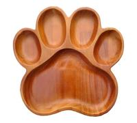 Formaggio - Legno, 20 X 20 X 2,3 Cm, Tavole Salumi, Design A Tema Del Cane | Vassoio Di Servizio A Più Scomparti, Vassoio Snack Resistente Al Calore, Vassoio