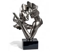 formano Coppia d'amore decorativa su base metallizzata, 38 cm