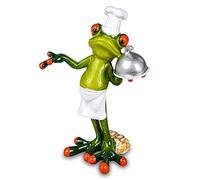 Formano Figura divertente di rane cuoco poly 17 cm