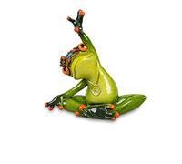 formano Figura decorativa a forma di rana, yoga, hippie