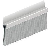 Format 8711286121014 IBS 50 - Guarnizione fondo porta, alluminio, 100 cm, spazzola in polipropilene
