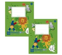 Formati Quaderno di matematica R.4 Quart 20 fogli a quadretti, 2 pezzi, in carta riciclata al 100%, righe ben studiate per scrivere numeri in modo ordinato