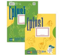 Formati quaderno doppio 2in1 eserciziario S.500 e aritmetica R.400, 2 quaderni da 20 fogli ciascuno, in carta riciclata al 100%