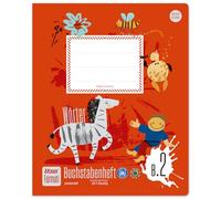 Formati Quaderno per lettere B.2 Quart 14 fogli foderati, con lettere prestampate in corsivo, in carta riciclata al 100%