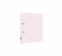 Formato lettera Cartella perforata A4 in PP con due fori, raccoglitore ad anelli, organizer for documenti informativi, for scuola e ufficio per organizzato(Pink)