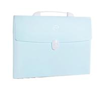 Formato lettera Cartella portadocumenti espandibile in formato A4 con 13 tasche Portadocumenti cartacei Portaoggetti for organi Organizzatore scolastico for ufficio per organizzato(Blue)
