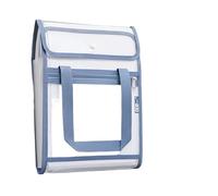 Formato lettera Organizer for file espandibile verticale A4, 13 tasche, borsa for organizer for di grande capacità, cartella portadocumenti for viaggi lavoro degli studenti per organizzato(1032 Blue)