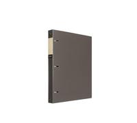 Formato lettera Raccoglitore ad anelli perforato A4 in PP con tre fori, cartella portadocumenti spessa, libretto informativo for archivio per organizzato(Grijs)