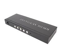 Formato Multi-Video to SDI Convertitore, HD 3G SDI, 1080P60,Convertitore DVI da VGA AV a SDI con Telecomando, per Spedizione Simultanea (Spina UE)