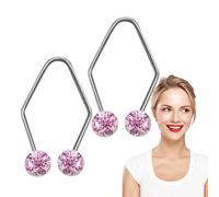 Formatore di fossette - 2 pezzi dispositivo di allenamento facciale per creare Dimples Naturali | Esercitatore facciale in acciaio, facile da usare, strumento di bellezza non invasivo per donne e