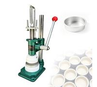 Formatore per Crostate, Pressa Manuale per Pasta da Tartelette | Pressa Compatta per Lavorare la Pasta con Meno Sforzo, Indicata per Gusci di Crostata, Tartellette, Mini Torte(3 inches)