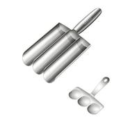 Formatore per Polpette in Acciaio Inox, Grande Tre File, Acciaio Inossidabile 304