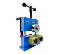 Formatrice Circolare Manuale per Metalli con Rulli Resistenti per La Creazione di Gioielli Personalizzati E La Modellazione di Anelli E Bracciali Adatta per Botteghe Artigiane, Concavo