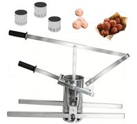 Formatrice manuale per polpette con 3 stampi, facile da pulire 13cm/5in-B