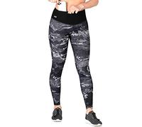 Formbelt® Pantaloni da Corsa e da Yoga da Donna, con Tasca Lungo i Leggings Elasticizzati e Aderenti Dove Mettere Lo Smartphone, l'iPhone, Il Cellulare e Le Chiavi (Marmo S)