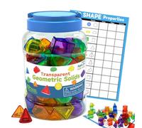 Forme 3D per bambini Giocattolo Manipolativo per Imparare la Matematica con