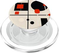 Forme astratte geometriche minimaliste grafiche moderne a griglia PopSockets PopGrip per MagSafe