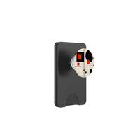 Forme astratte geometriche minimaliste grafiche moderne a griglia PopSockets PopWallet per MagSafe