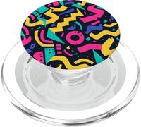 Forme audaci retrò anni '80 '90 modello collage PopSockets PopGrip per MagSafe