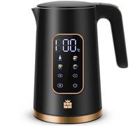 ForMe Bollitore Elettrico In Acciaio Inox 1,7 L Temperatura Regolabile da 40-100 C I Funzione di Mantenimento Caldo LED Display Digitale della Temperatura I Arresto Automatico I Teiera Senza BPA