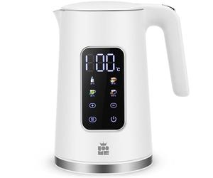 ForMe Bollitore Elettrico In Acciaio Inox 1,7 L Temperatura Regolabile da 40-100 C I Funzione di Mantenimento Caldo LED Display Digitale della Temperatura I Arresto Automatico I Teiera Senza BPA