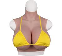 Forme del seno in silicone per crossdresser e cosplayer, supporto realistico per mastectomia, coppa E con imbottitura in cotone