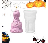 Forme Di Candela Del Candela.owestick Di Halloween-Halloween-Canter | Forma Di Candelabelle Fantasma, Forma Di Silicone Di Halzguss Di Halzguss Per Per Aromaterapia, Cera, Decorazion