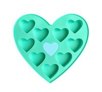Forme di cioccolato al cuore, forme di budino per forme di torta dessert-silicone-antique | Forme da dessert carine, forma di caramelle morbide per gelatina, budino, dolci, ghiaccio | Pannatura riutil