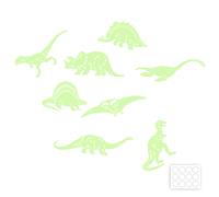 Forme di dinosauri luminescenti al buio