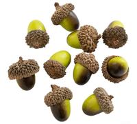 Forme di ghianda in materiale a bolle con asta, progettate per artigianato natalizio fatto a mano e decorazioni stagionali per alberi e ghirlande (C)