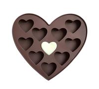 Forme di silicone al cioccolato, forme di torta al silicone con 10 griglie | Forme da dessert carine, forma di caramelle morbide per gelatina, budino, dolci, ghiaccio | Forme di budino per dessert,