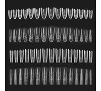Forme di unghie - Stampo trasparente 240 pezzi, kit di estensioni per unghie, per uso personale, in salone o per la casa, per la, la bellezza, la manicure e lo styling quotidiano